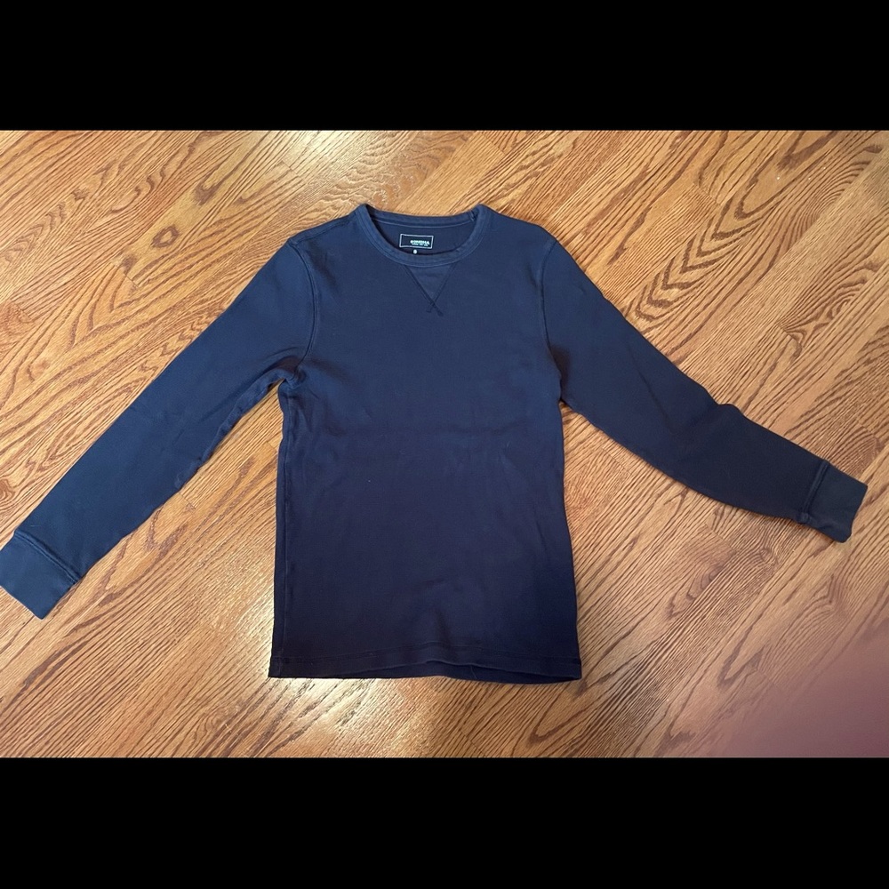 Small Long Sleeve Black T-Shirt by Sonoma